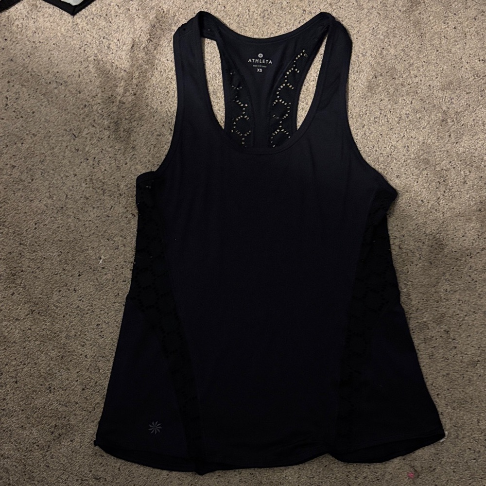 Athleta Midnight Black Tank Top